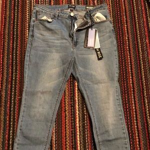 Stretchy skinny jeans